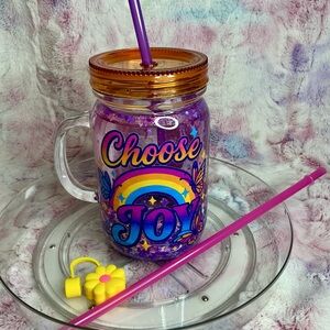 Choose Joy Mason Jar Lava Tumbler